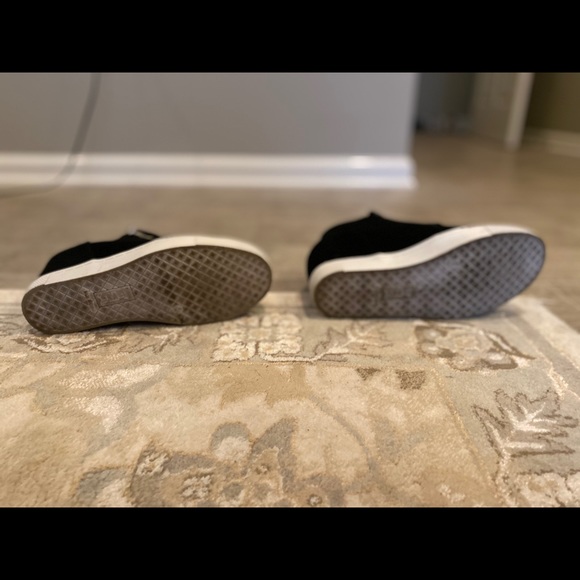 Black wedge casual shoes - Picture 4 of 5